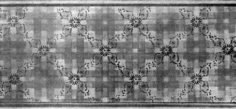 1902 wallpaper decoration with floral pattern